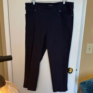 Hilary Radley Black Cropped Pants